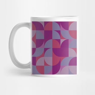 Modern Geometric (Plum) Mug